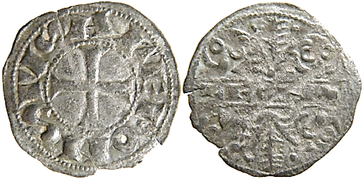 Tipo 44. Dinero alfonsino de las Cuatro Cabezas de León - Imagen 8