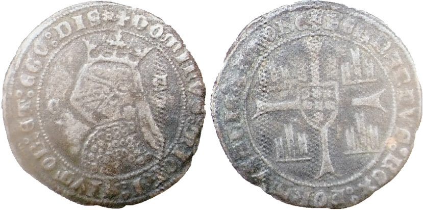 Tipo 5. Barbuda con busto de rey con celada - Imagen 19