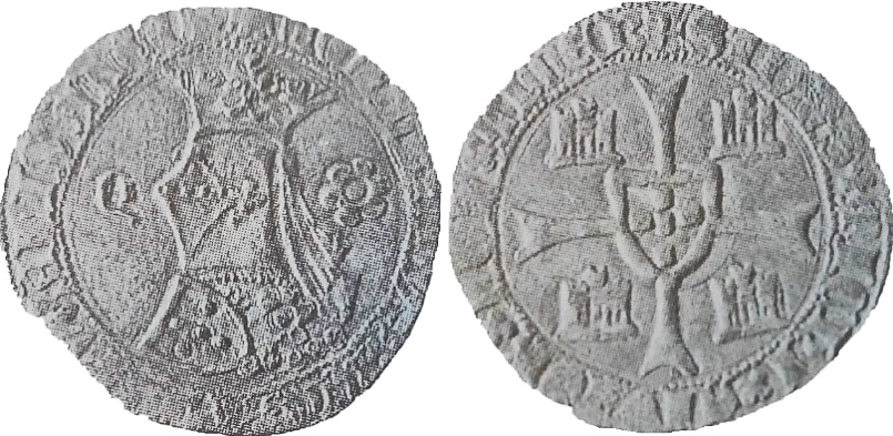 Tipo 5. Barbuda con busto de rey con celada - Imagen 33