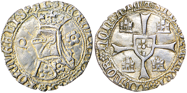 Tipo 5. Barbuda con busto de rey con celada - Imagen 38