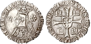 Tipo 5. Barbuda con busto de rey con celada - Imagen 40