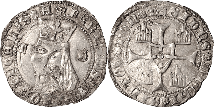 Tipo 5. Barbuda con busto de rey con celada - Imagen 51