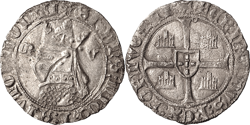 Tipo 5. Barbuda con busto de rey con celada - Imagen 9