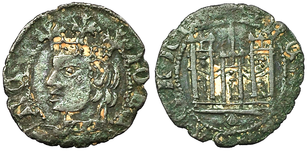 Tipo 5. Dinero coronado coruñés - Imagen 13