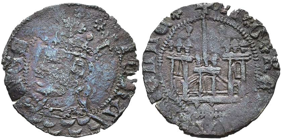 Tipo 5. Dinero coronado coruñés - Imagen 19