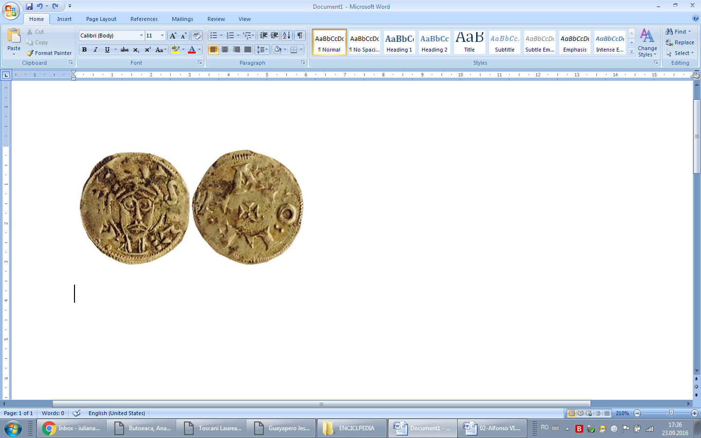 Tipo 5. Dinero del Busto Godo - Imagen 1