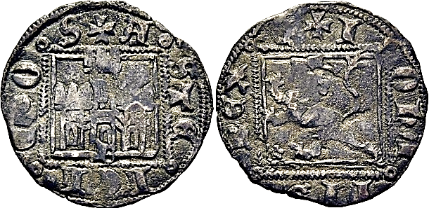 Tipo 5. Dinero Novén con Castillo y León en cuadrados - Imagen 10