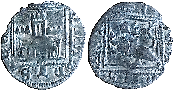 Tipo 5. Dinero Novén con Castillo y León en cuadrados - Imagen 11