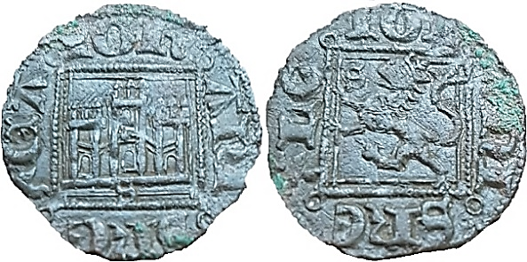 Tipo 5. Dinero Novén con Castillo y León en cuadrados - Imagen 17