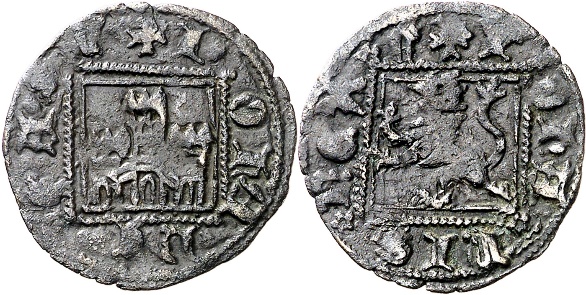 Tipo 5. Dinero Novén con Castillo y León en cuadrados - Imagen 20