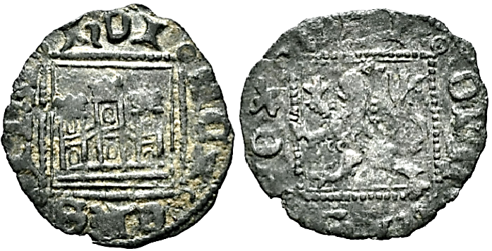 Tipo 5. Dinero Novén con Castillo y León en cuadrados - Imagen 22