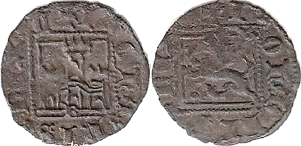 Tipo 5. Dinero Novén con Castillo y León en cuadrados - Imagen 7