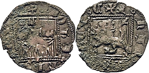 Tipo 5. Dinero Novén con Castillo y León en cuadrados - Imagen 8