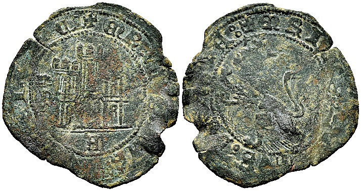 Tipo 5. Maravedí enriqueño del Ordenamiento de Madrid de 1462, con letra “P” Coronada - Imagen 6