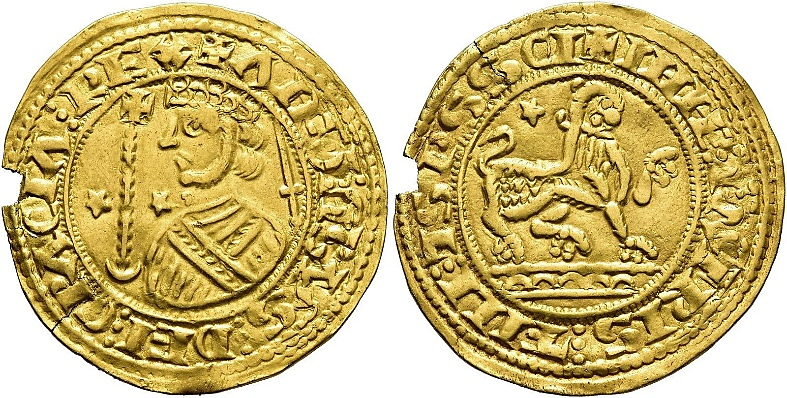 Tipo 5. Maravedí o Morabetino de Oro del Rey Alfonso IX - Imagen 15