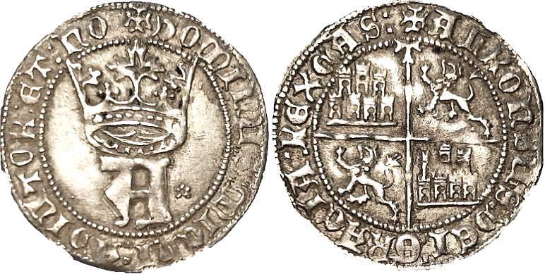 Tipo 5. Real de “A” gótica Coronada y Cuartelado, de Toledo - Imagen 4