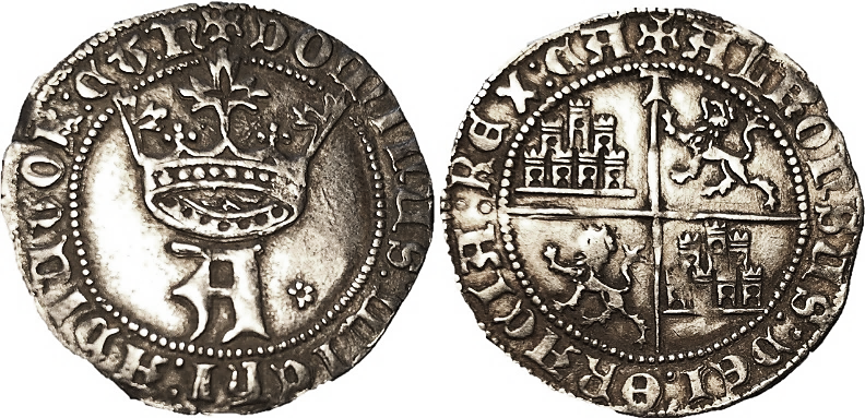 Tipo 5. Real de “A” gótica Coronada y Cuartelado, de Toledo - Imagen 8