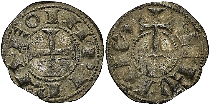 Tipo 57. Dinero de la Cruz de la Victoria simplificada con lema “Inperato” - Imagen 12