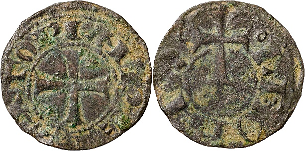 Tipo 57. Dinero de la Cruz de la Victoria simplificada con lema “Inperato” - Imagen 7