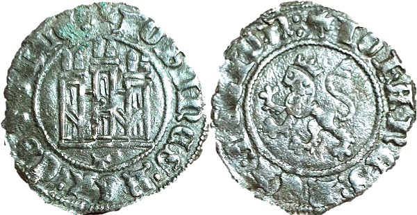 Tipo 6. Dinero heráldico de Castillo y León - Imagen 3