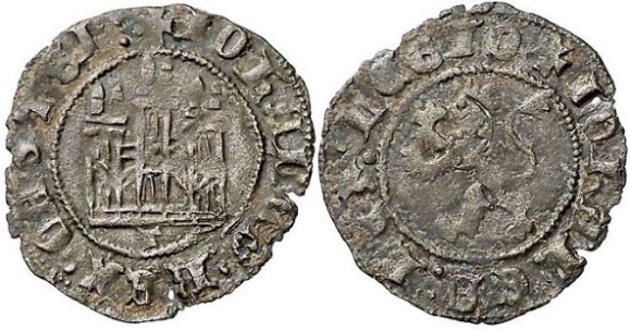 Tipo 6. Dinero heráldico de Castillo y León - Imagen 4