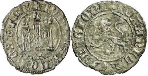 Tipo 6. Dinero heráldico de Castillo y León - Imagen 7