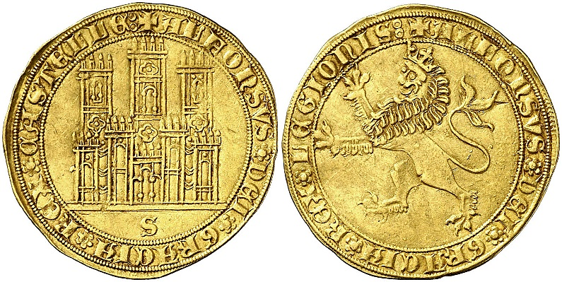 Tipo 6. Dobla de oro de a 35 maravedís de la Batalla del Salado - Imagen 6