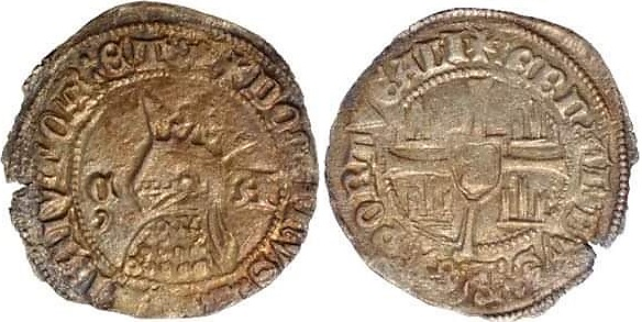 Tipo 6. Media Barbuda con busto de rey con celada - Imagen 15