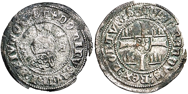 Tipo 6. Media Barbuda con busto de rey con celada - Imagen 16