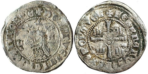 Tipo 6. Media Barbuda con busto de rey con celada - Imagen 20