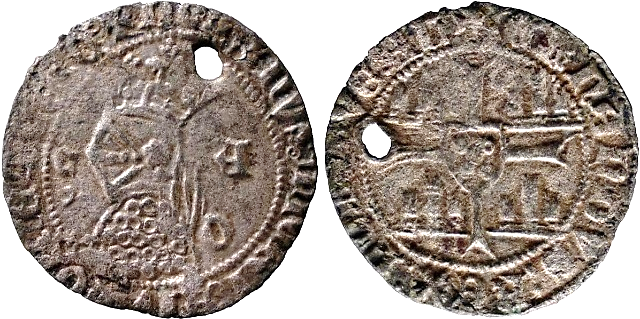 Tipo 6. Media Barbuda con busto de rey con celada - Imagen 22