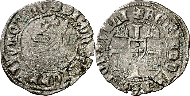 Tipo 6. Media Barbuda con busto de rey con celada - Imagen 29