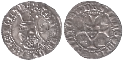 Tipo 6. Media Barbuda con busto de rey con celada - Imagen 32