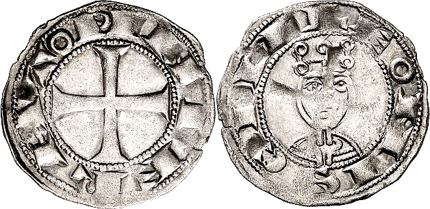 Tipo 63. Dinero del Busto del Emperador - Imagen 1