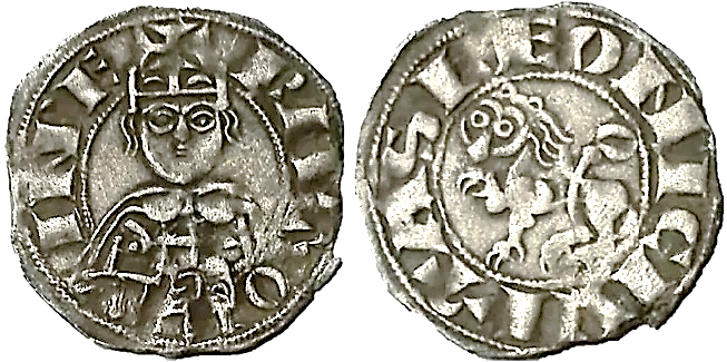 Tipo 68. Dinero del Emperador Entronizado de “Leoni Civitas” - Imagen 1