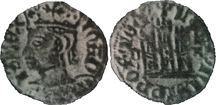 Tipo 7. Dinero de Busto Coronado o Cornado, con Castillo - Imagen 34