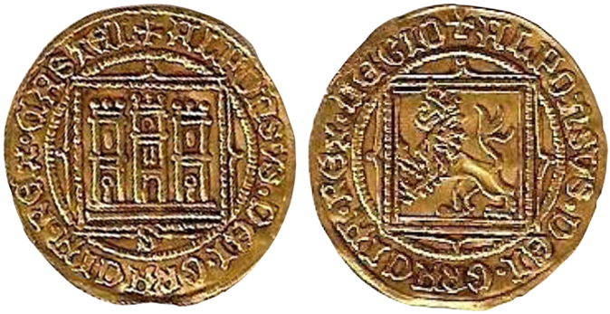 Tipo 7. Dobla de oro de a 20 maravedís de la Batalla del Salado - Imagen 7