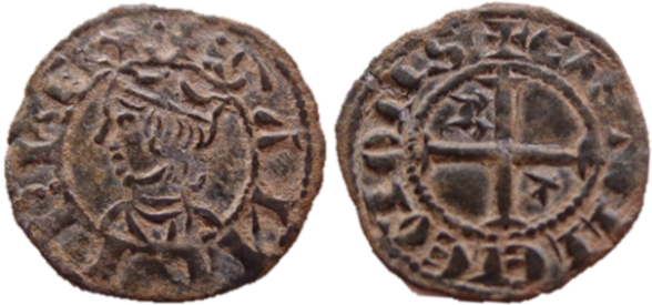 Tipo 7. Meaja Coronada de vellón de Sancho IV - Imagen 12