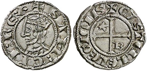 Tipo 7. Meaja Coronada de vellón de Sancho IV - Imagen 20