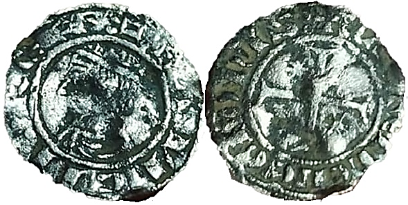 Tipo 7. Meaja Coronada de vellón de Sancho IV - Imagen 5