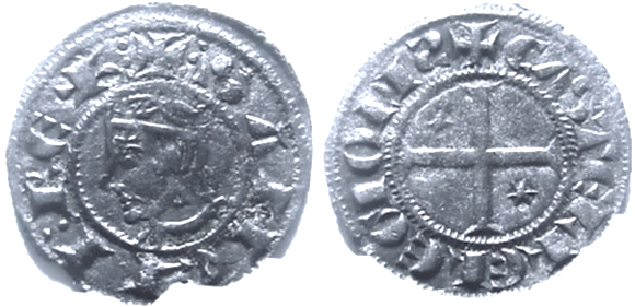 Tipo 7. Meaja Coronada de vellón de Sancho IV - Imagen 6