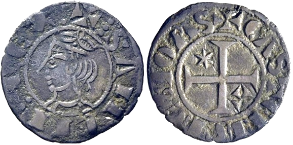 Tipo 7. Meaja Coronada de vellón de Sancho IV - Imagen 78