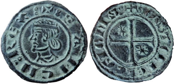 Tipo 7. Meaja Coronada de vellón de Sancho IV - Imagen 83