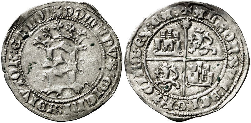 Tipo 7. Real de “A” monogramática Coronada - Imagen 2