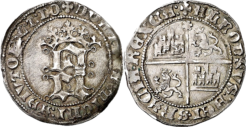 Tipo 7. Real de “A” monogramática Coronada - Imagen 6