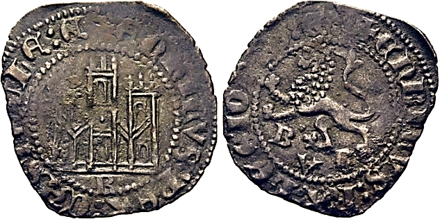 Tipo 7. Seisén de Castillo y León con lema “BVR” o “BRV” - Imagen 1