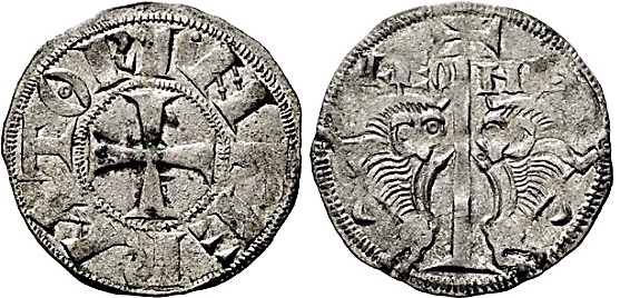 Tipo 76. Dinero de los Leones Espaldados - Imagen 7