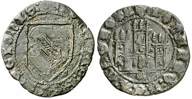 Tipo 8. Blanca de la Banda de vellón - Imagen 1