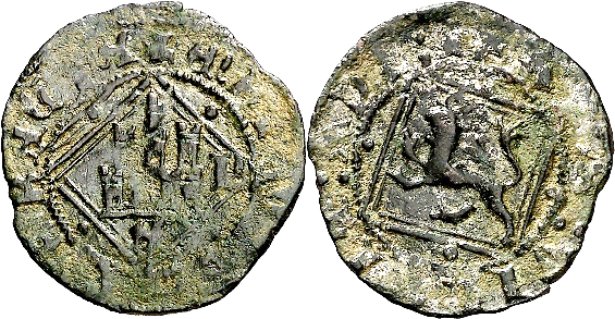 Tipo 8. Blanca enriqueña del Ordenamiento de Segovia de 1471, con letra “P” Sin Coronar - Imagen 8