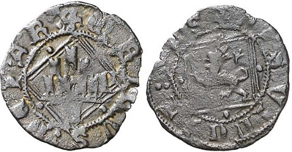 Tipo 8. Blanca enriqueña del Ordenamiento de Segovia de 1471, con letra “P” Sin Coronar - Imagen 9